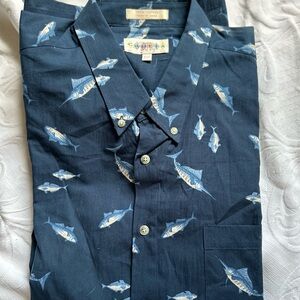 2 shirts ,  campia new short sleeve and puritan short sleeve new